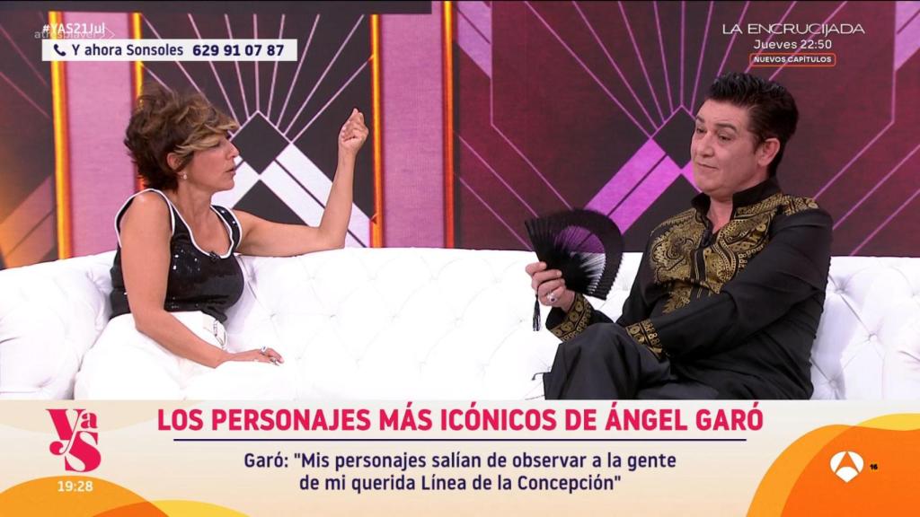 Ángel Garó y Sonsoles Ónega en 'Y ahora, Sonsoles'.