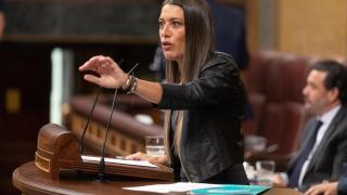 La portavoz de Junts en el Congreso, Míriam Nogueras, en el pleno del pasado 9 de julio.
