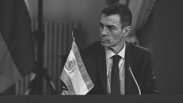 Pedro Sánchez, este lunes en Chile.