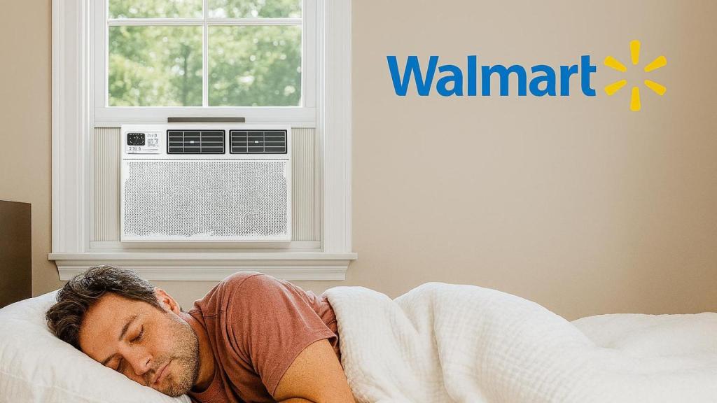 Aire acondicionado de ventana con conexión inteligente.