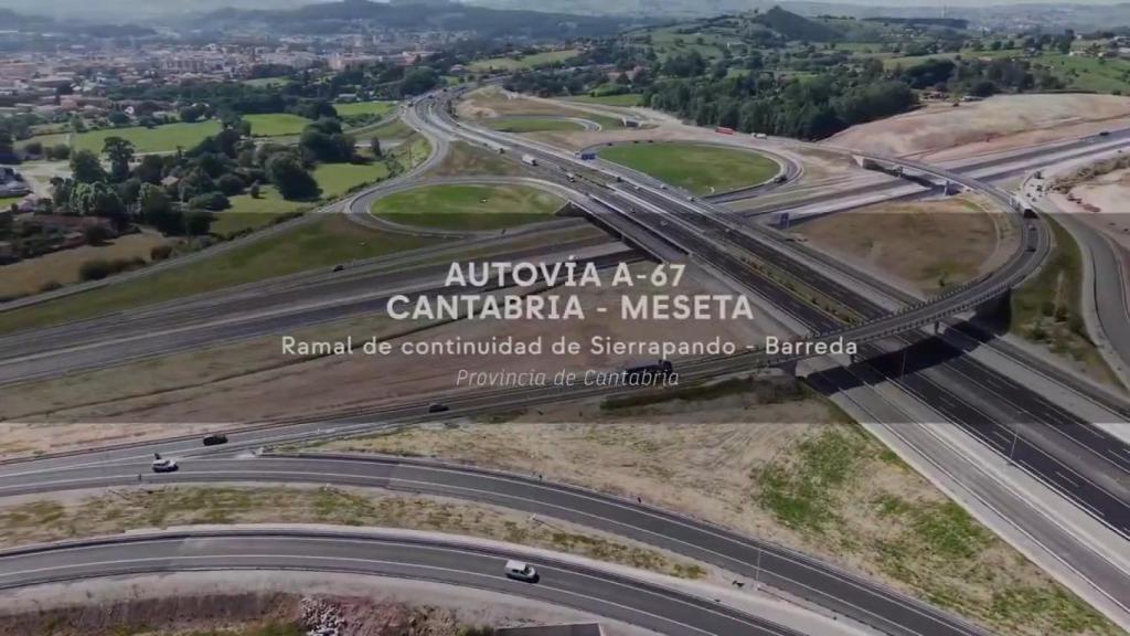 Torrelavega estrena el enlace de las autovías A-8 y A-67 que eliminará los atascos