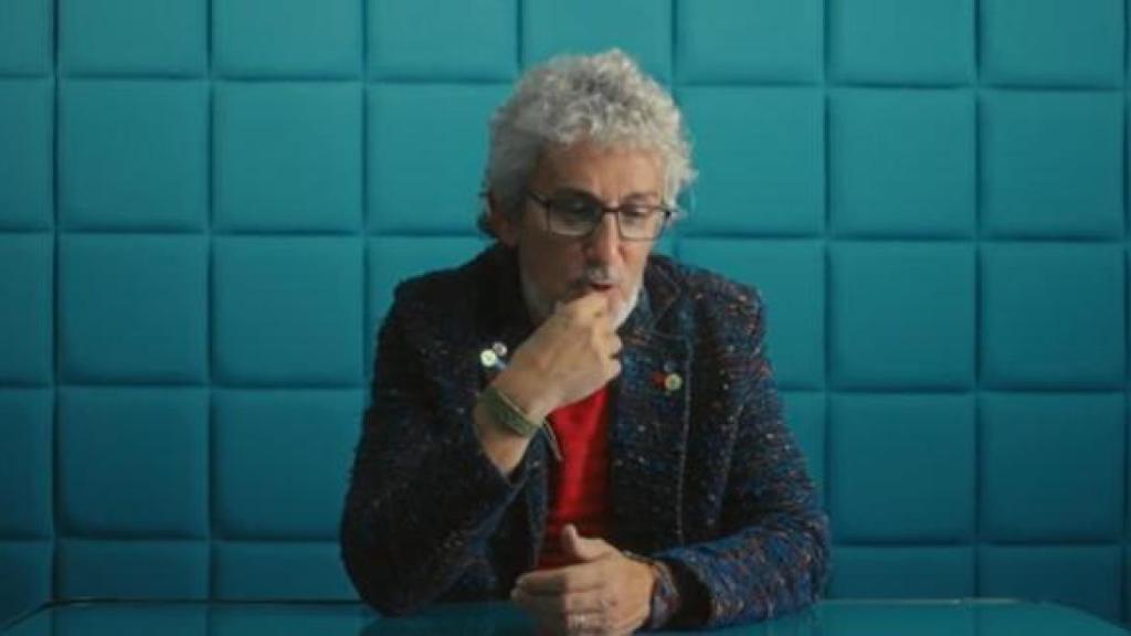 David Fernández contando su experiencia en Eurovisión.