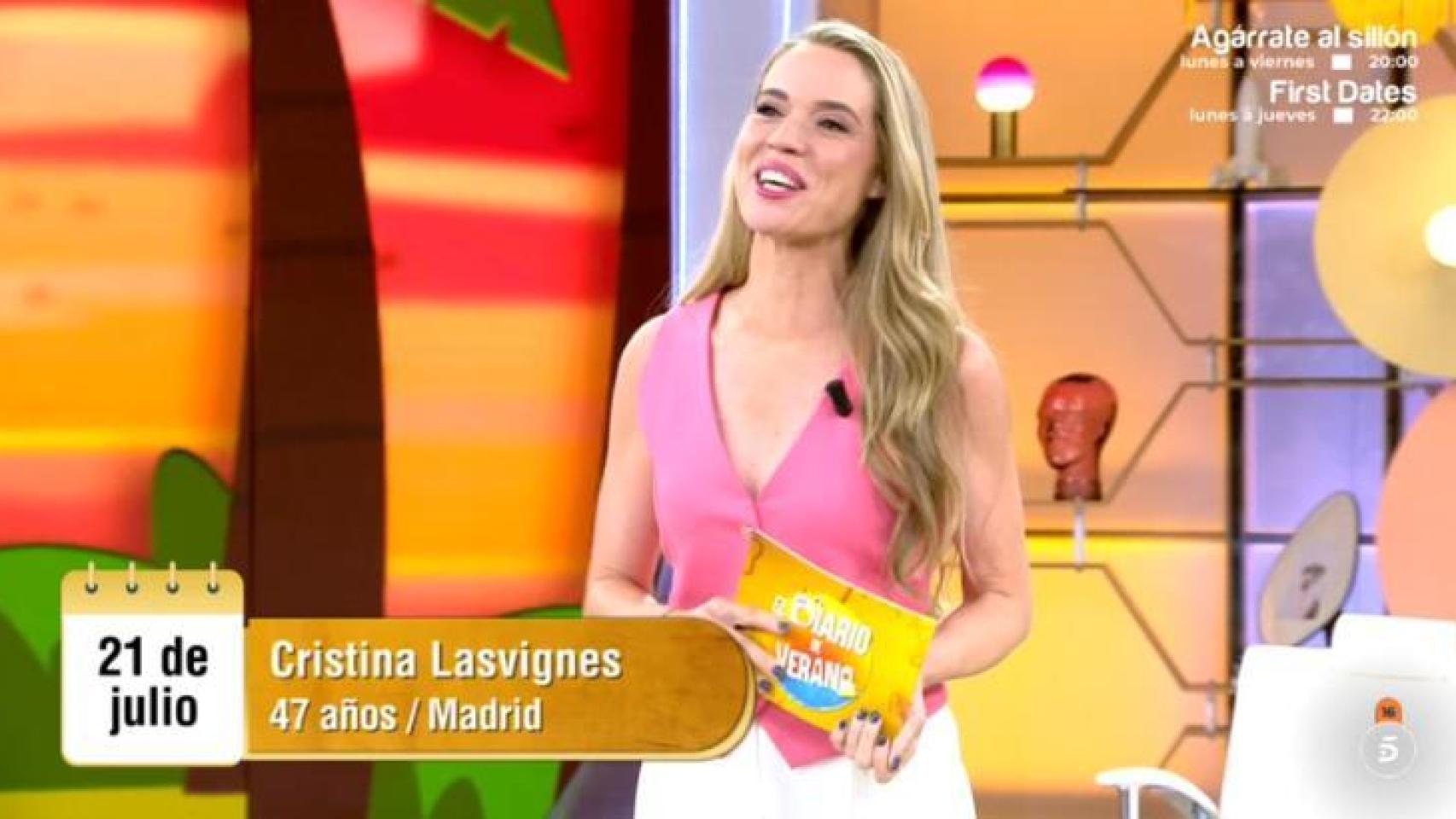Cristina Lasvignes en 'El diario del verano'.
