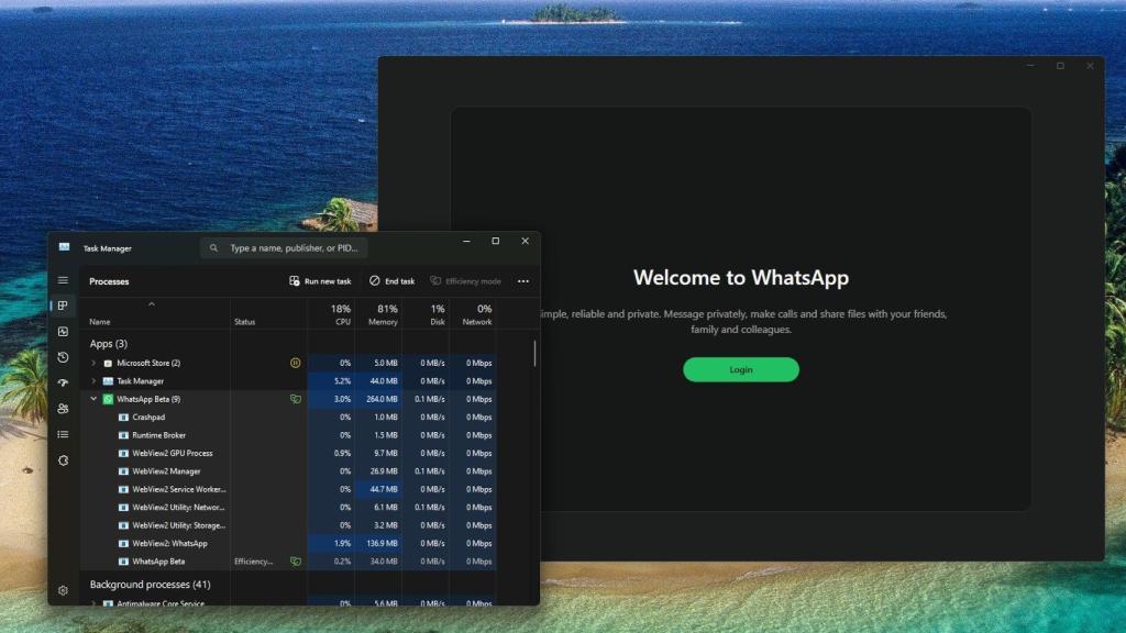 El nuevo WhatsApp para Windows consume más recursos del ordenador