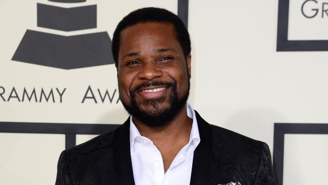 Malcolm-Jamal Warner en la gala de los Premios Grammy de 2015.