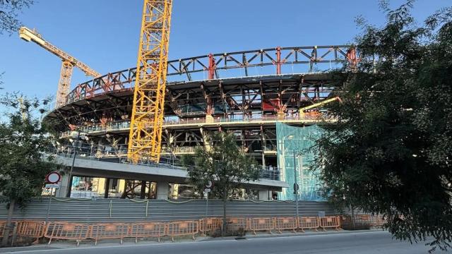 El Camp Nou en obras