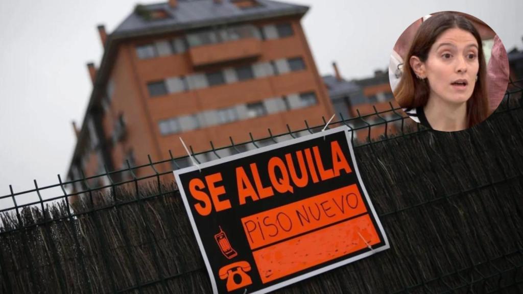 Montaje de Belén Guirao con una vivienda en alquiler.