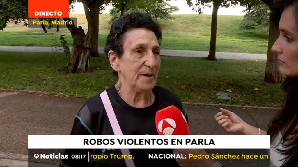 Una vecina de Parla habla sobre la agresión.