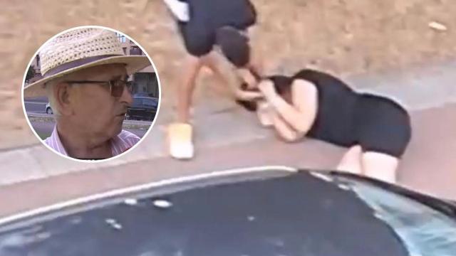 La violencia muy presente en el barrio.