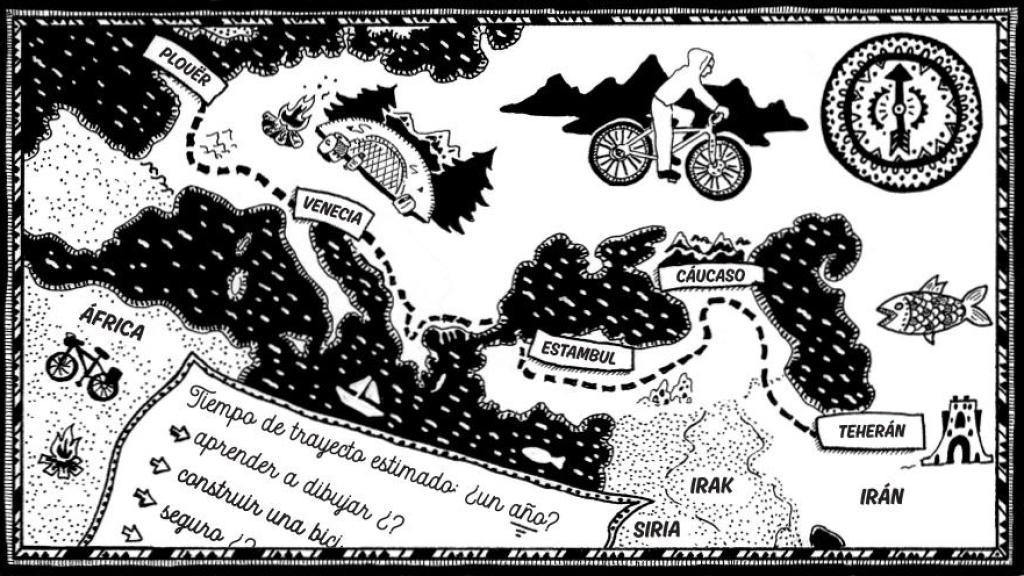 Viñeta del cómic 'Y llegué a Teherán', de Isabel del Real (Hachette Graphic)