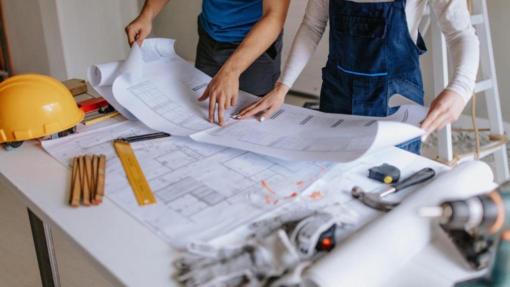 Los planos para una reforma.