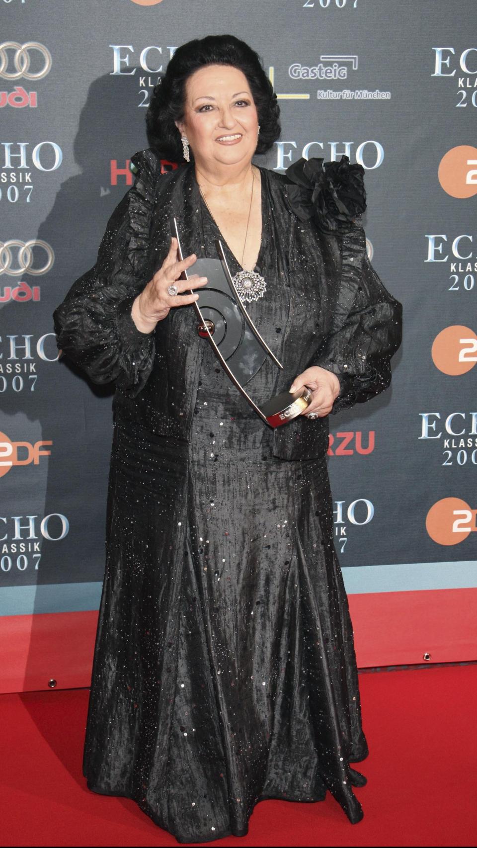 Montserrat Caballé en una imagen de archivo.