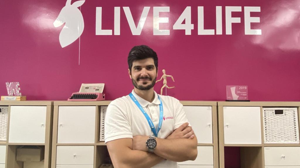 El CEO de Live4Life, Alberto Añaños.