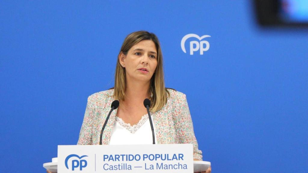 Carolina Agudo este martes en rueda de prensa.