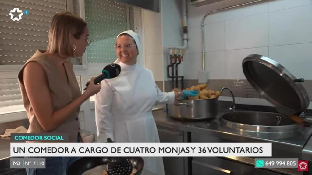 Más de 300 personas acuden al comedor.