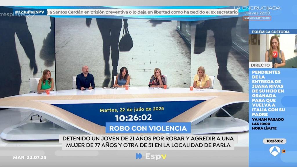 La mesa de debate de 'Espejo Público'.