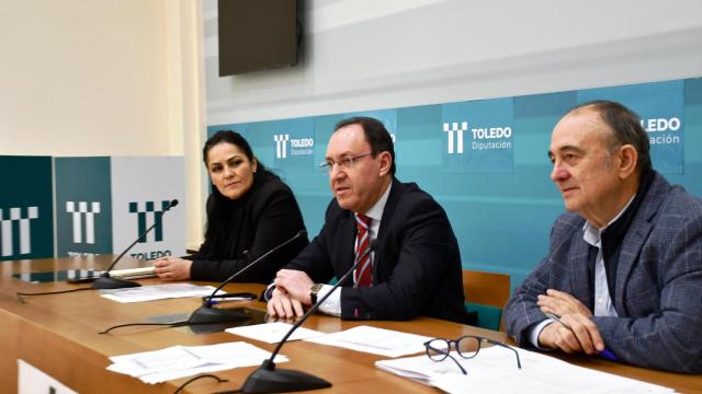 Jesús Guerrero, Manuela Lominchar y Francisco Ferrero.