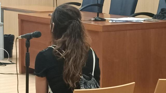 Imagen de la acusada durante su declaración. Europa Press