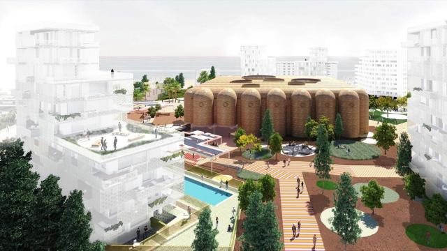 Recreación del proyecto Vinival. Metrovacesa