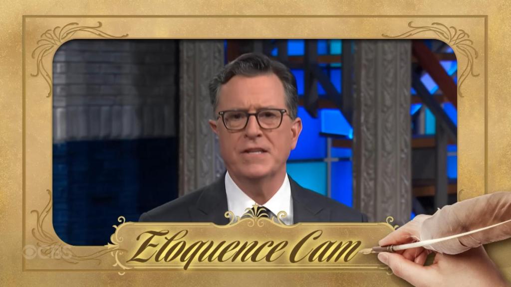 Stephen Colbert en 'The Late Night with Stephen Colbert'.