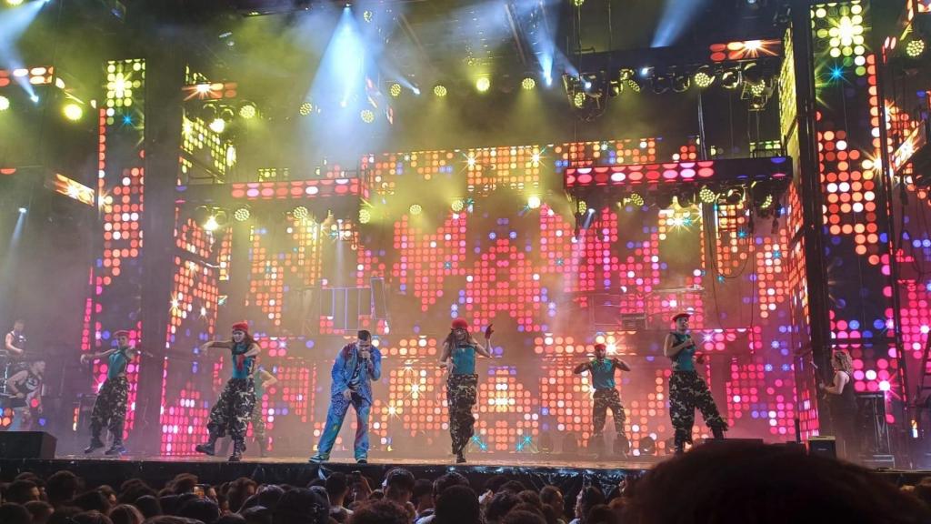 Actuación de la Panorama en su gira 2025