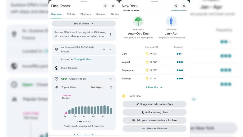 Nuevo diseño de Google Maps