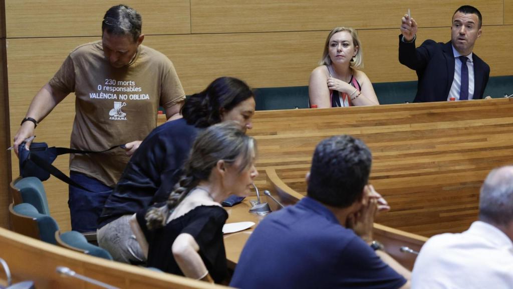 Séptima comisión de investigación de la dana en la Diputación de Valencia. EFE/Biel Aliño