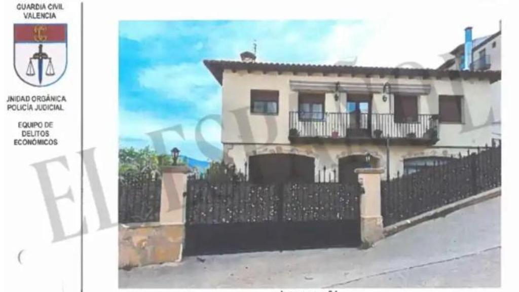 Fotografía de la vivienda tomada por los agentes de la Guardia Civil. EE