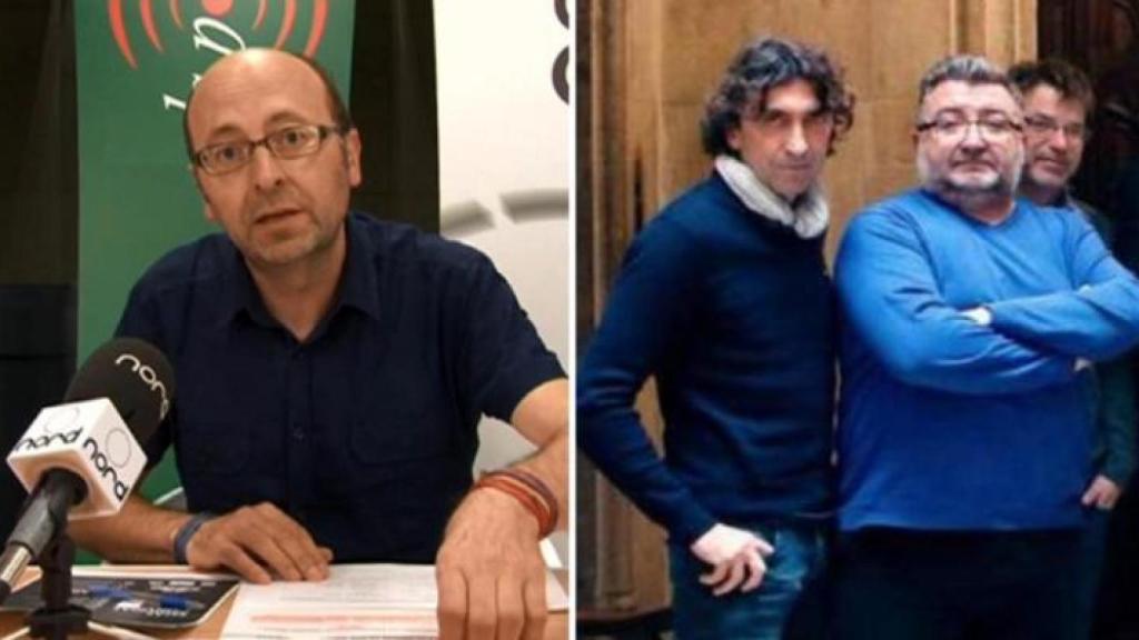 Francis Puig, Juan Adell y Enrique Adell, empresarios sancionados por conformar un cártel audiovisual. EE