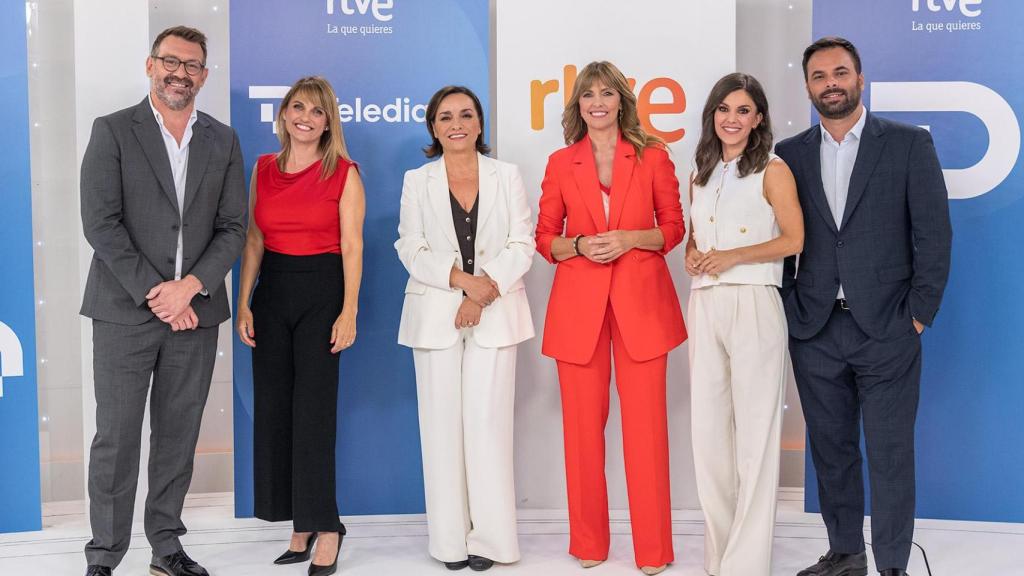 Los presentadores de los Telediarios.