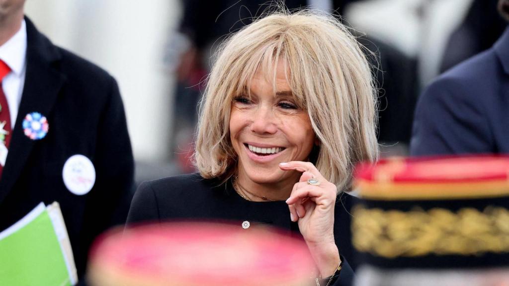 Brigitte Macron en un acto público.