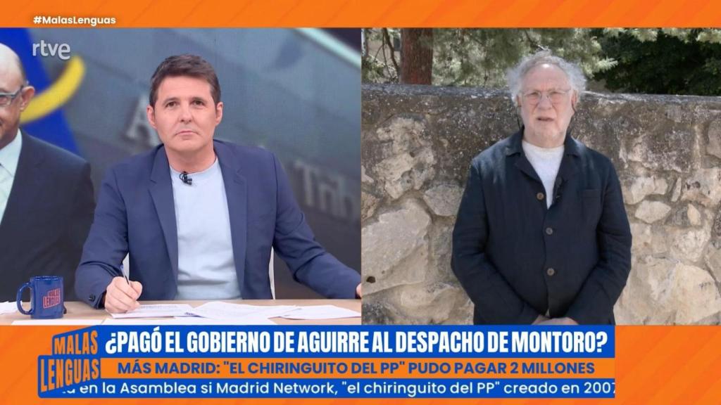 Jesús Cintora y Ernesto Ekaizer en 'Malas lenguas'.