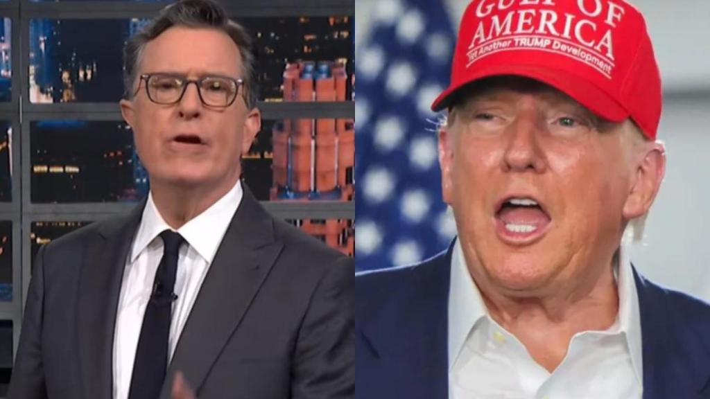 Stephen Colbert insultó al aire a Donald Trump