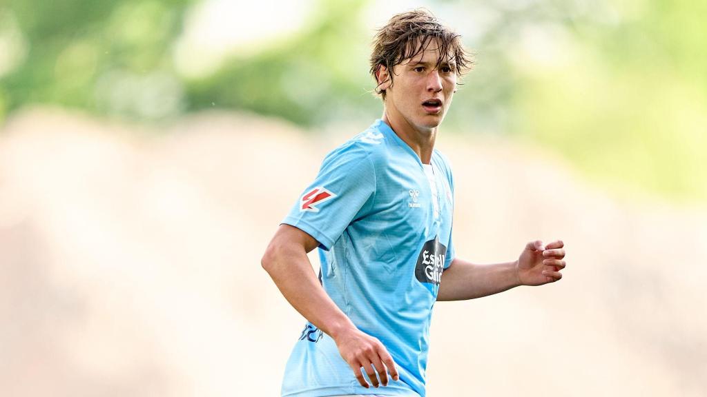 Fer López, durante su etapa contra el Celta de Vigo.