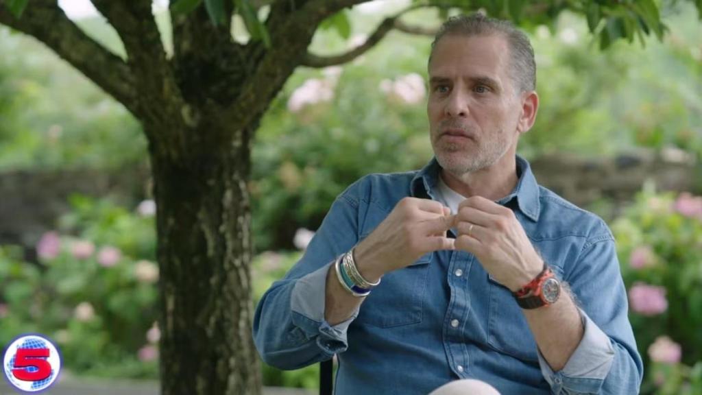Hunter Biden, durante la entrevista concedida a Andrew Callaghan.