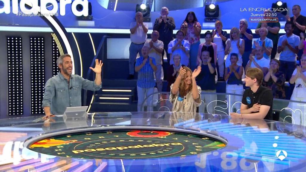 Manu Pascual en su programa 300 de  ‘Pasapalabra’.