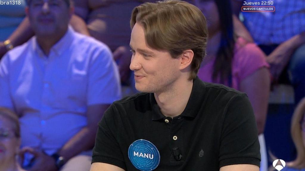 Manu Pascual en 'Pasapalabra'.