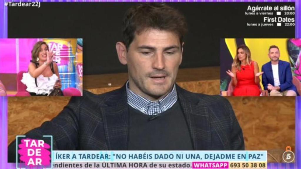 Iker Casillas se pronuncia en 'Tardear'.