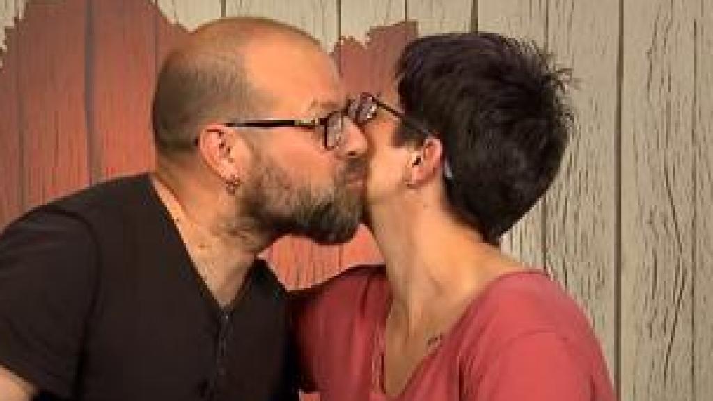 Conchi y Javier en 'First Dates'.