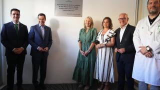 Juanma Moreno en la inauguración de un nuevo centro de salud en Alcalá la Real (Jaén)