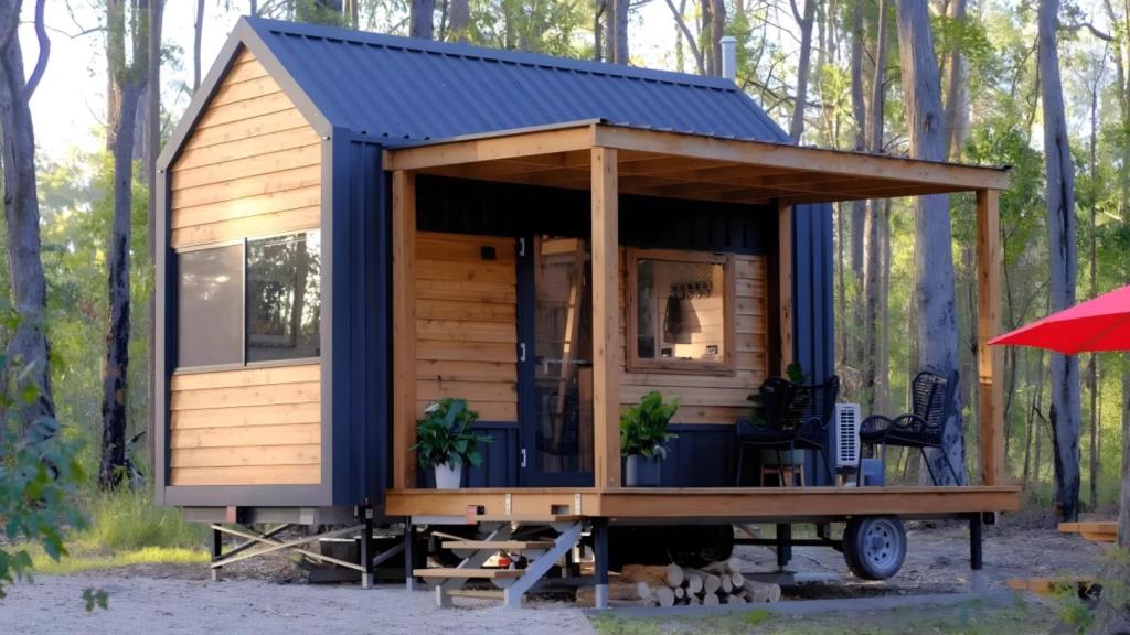 La minicasa Gunyah.