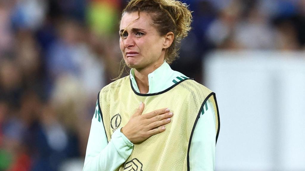 Cristiana Girelli refleja la decepción de las italianas.