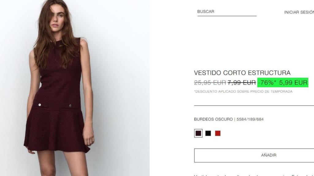 Vestido corto. Ref. 5584/189/684