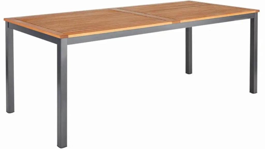 Mesa de madera de Leroy.