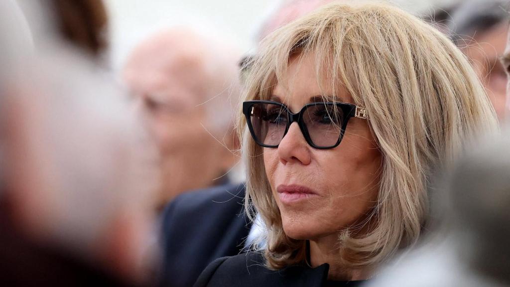 Brigitte Macron en un acto institucional.