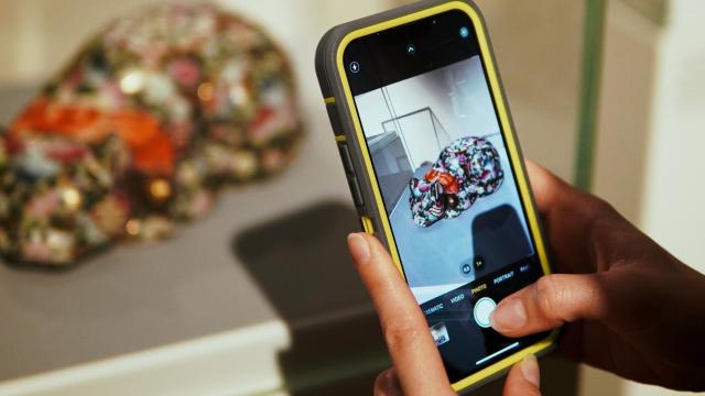 Una persona hace una foto con su iPhone