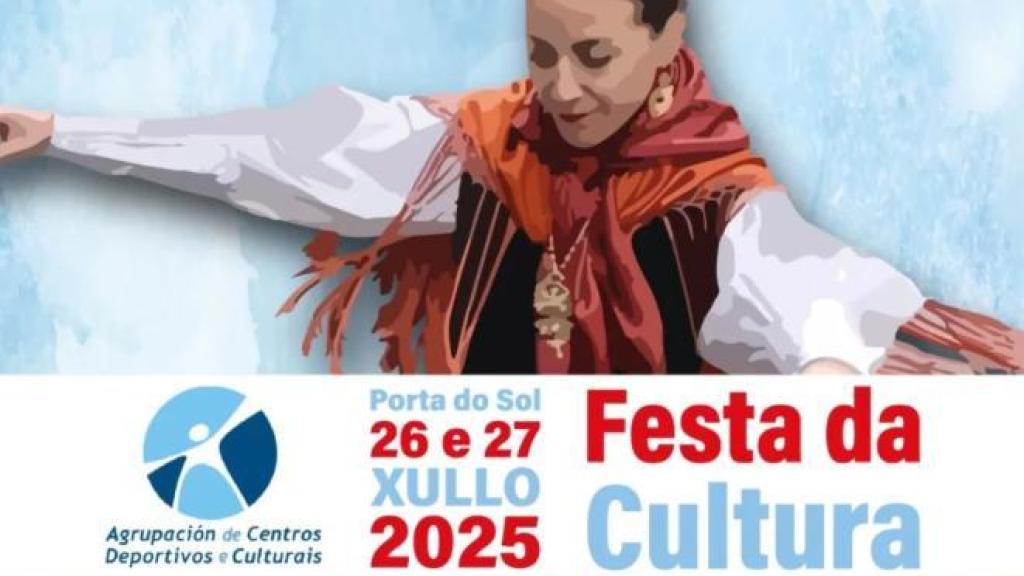 Cartel de la edición 2025 de la Festa da Cultura de Vigo