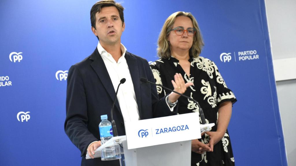 El presidente del PP Zaragoza, Ramón Celma