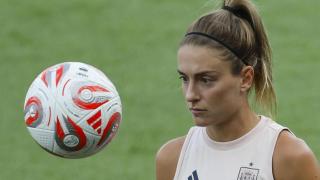 Alexia Putellas, en un entrenamiento de la Selección