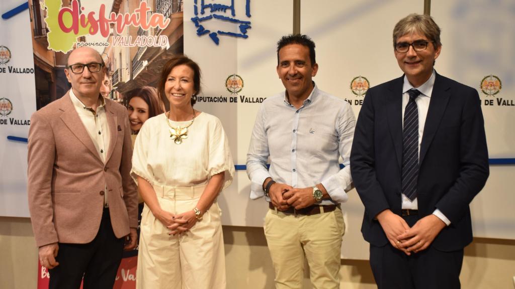 Rueda de prensa de presentación del balance 'Bonos Disfruta Valladolid' en la Diputación de Valladolid